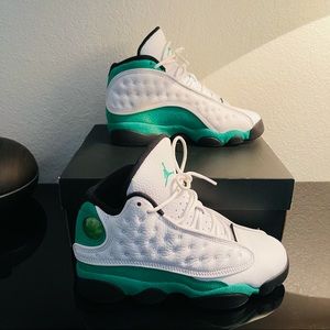KIDS Air Jordan 13 Retro PS “Lucky Green”